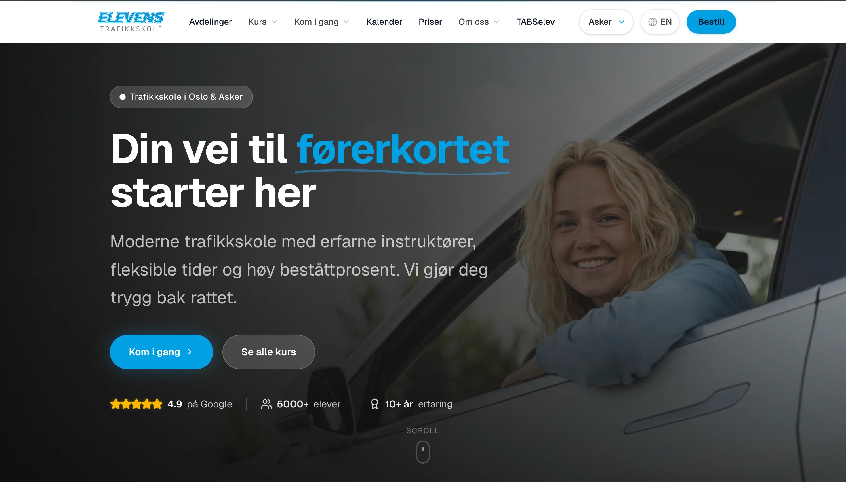 Elevens Trafikkskole skjermbilde